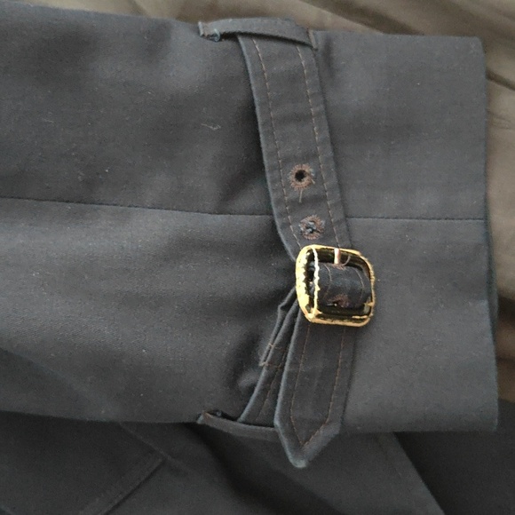 Aquascutum Navy Blue Vintage Trench 38 - Picture 6 of 9